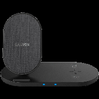 Безжично зарядно CANYON Wireless Charger WS-202 2in1 Input 5V/3A 9V/2.67A - CNS-WCS202B