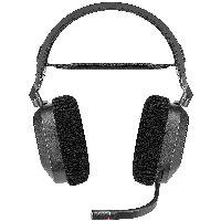 Геймърски слушалки Corsair HS80 RGB WIRELESS Premium Gaming Headset Spatial Audio Carbon (EU) - CA-9011235-EU