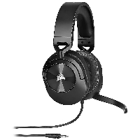 Геймърски слушалки Corsair HS55 STEREO Wired Gaming Headset Carbon (EU) - CA-9011260-EU