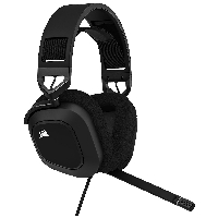 Геймърски слушалки Corsair HS80 RGB USB Wired Gaming Headset Carbon (EU) - CA-9011237-EU