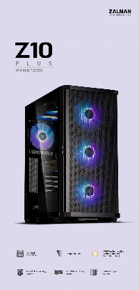 Кутия Zalman Z10 Plus TG EATX ARGB Case