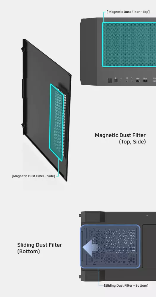 Кутия Zalman Z10 Plus TG EATX ARGB Case