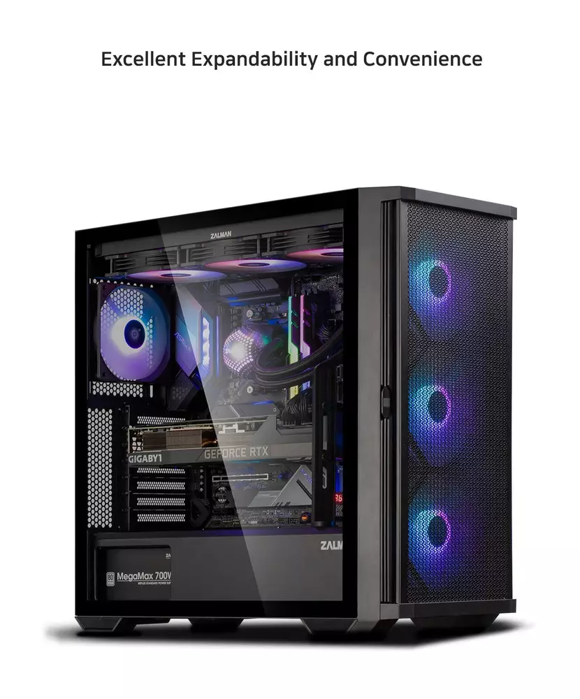 Кутия Zalman Z10 Plus TG EATX ARGB Case