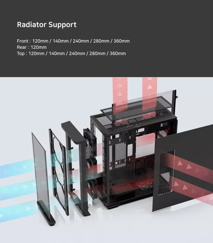 Кутия Zalman Z10 Plus TG EATX ARGB Case