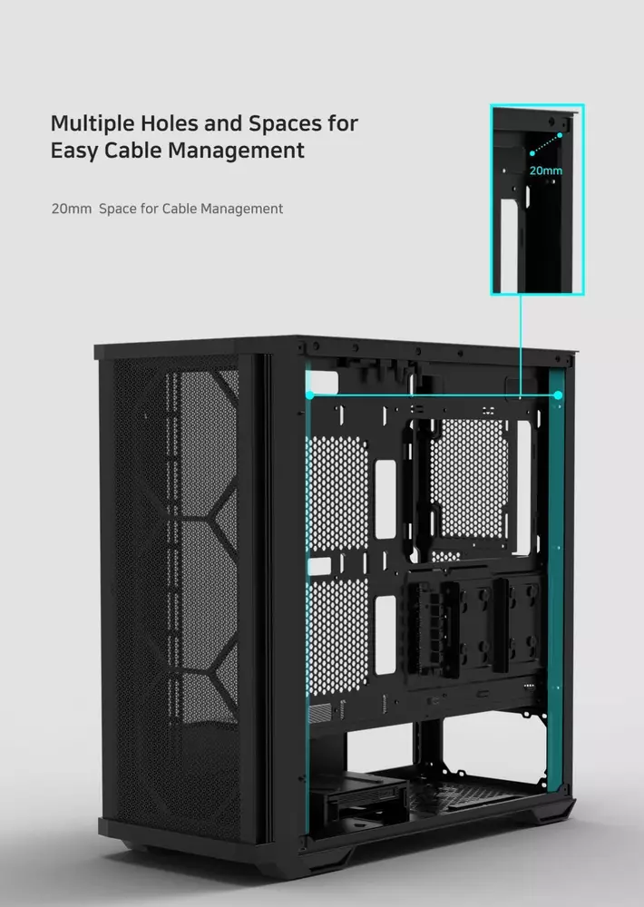 Кутия Zalman Z10 Plus TG EATX ARGB Case