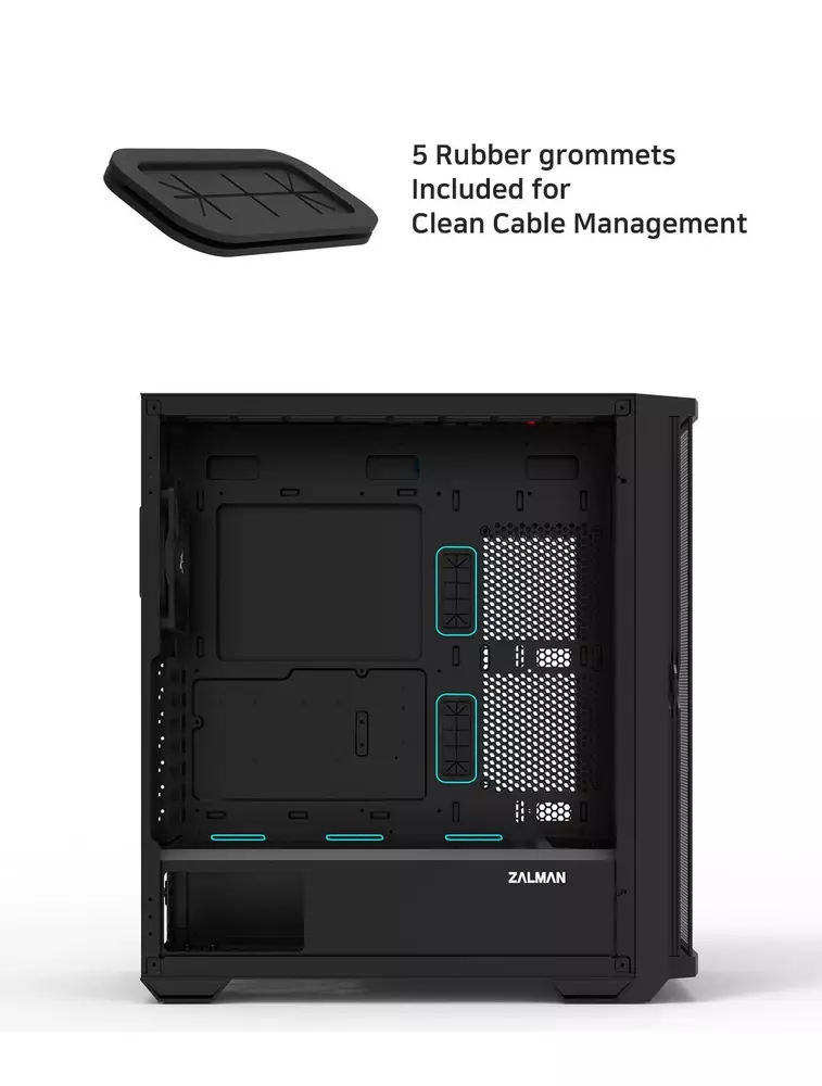 Кутия Zalman Z10 Plus TG EATX ARGB Case