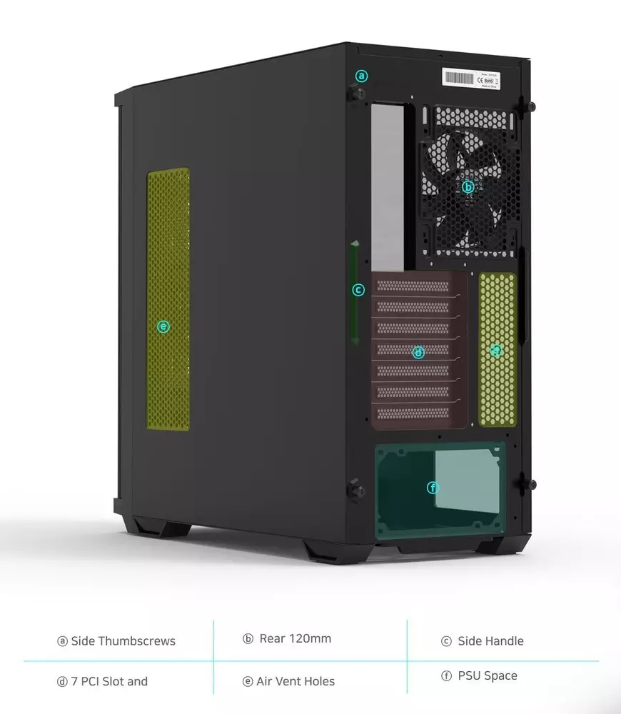 Кутия Zalman Z10 Plus TG EATX ARGB Case