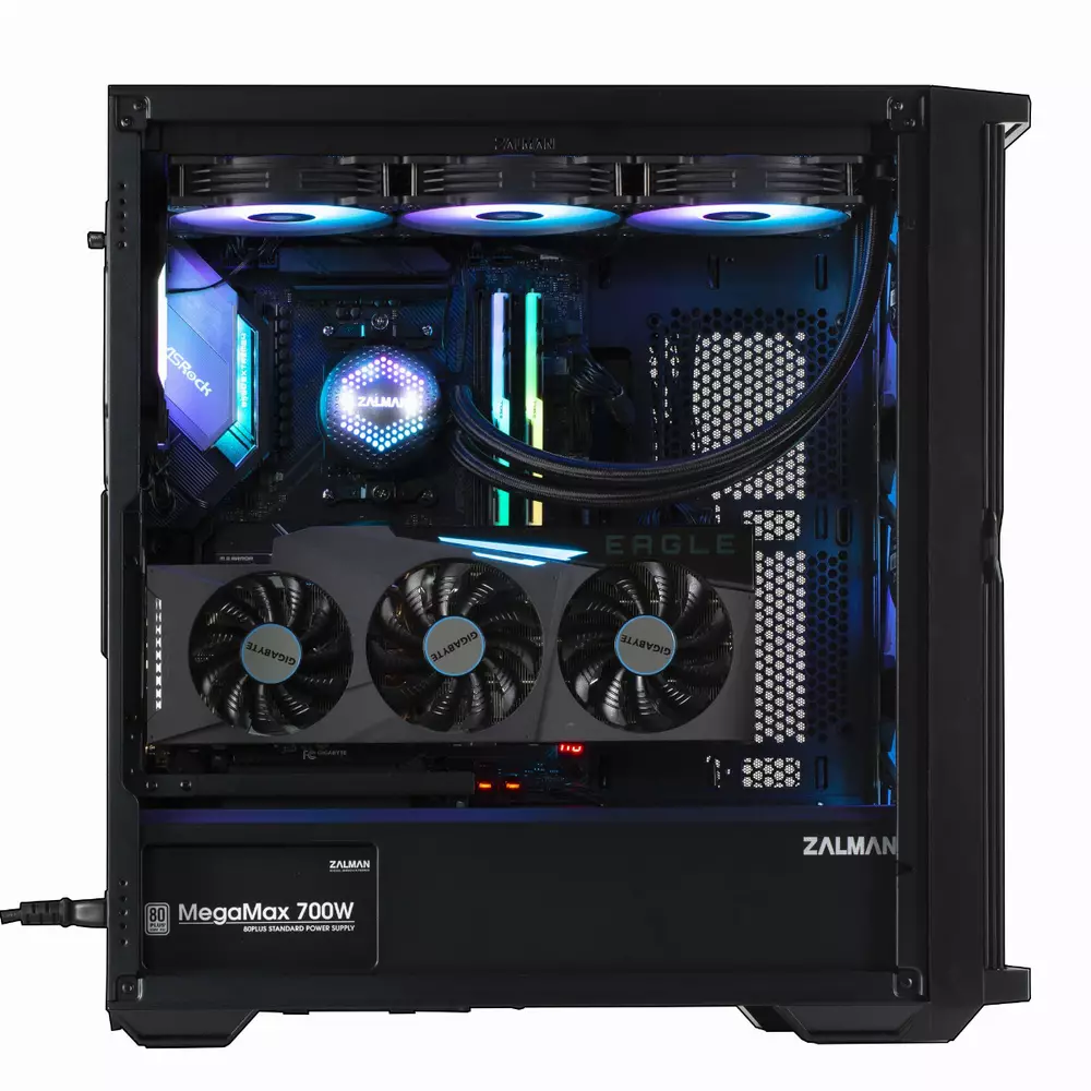 Кутия Zalman Z10 Plus TG EATX ARGB Case