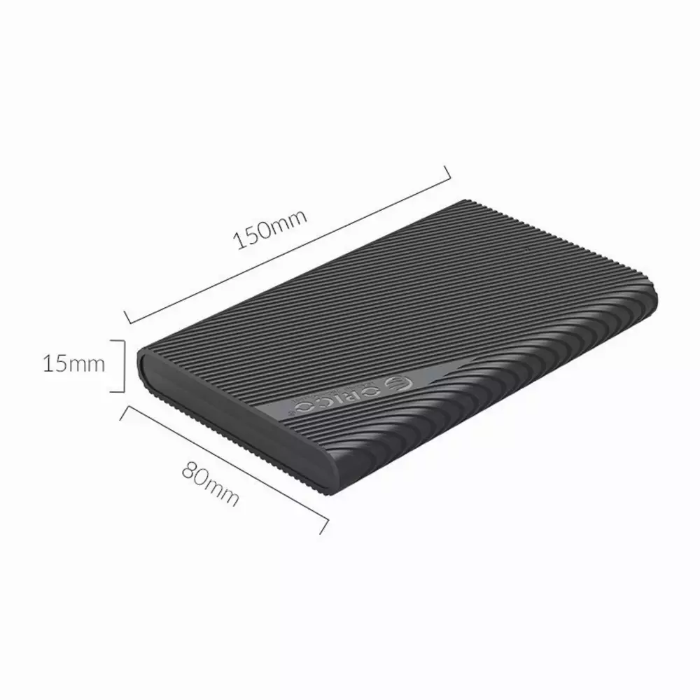 Външна кутия Orico 2521C3-BK Storage Case 2.5" USB Type-C Black 