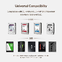 Външна кутия Orico 3599U3 Storage Case 3.5" USB 3.0 Power adapter Black