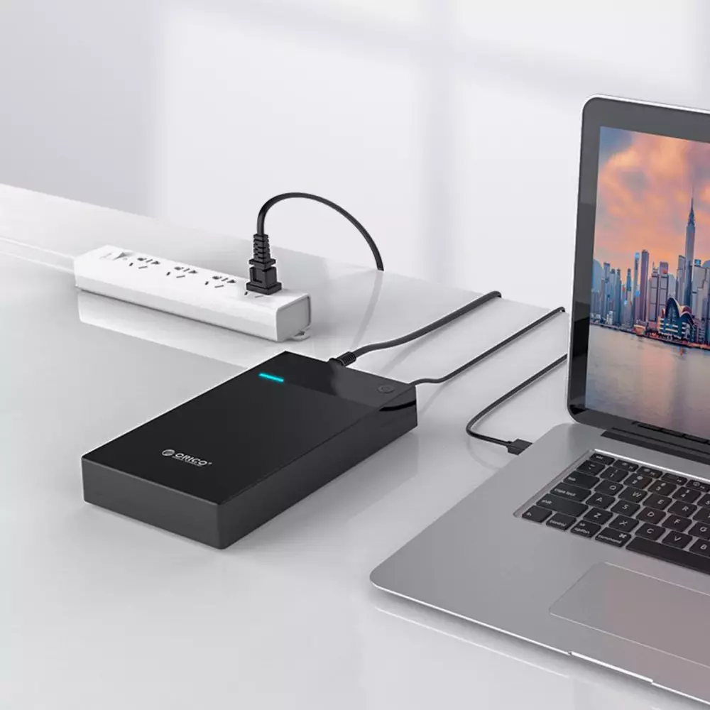 Външна кутия Orico 3599U3 Storage Case 3.5" USB 3.0 Power adapter Black