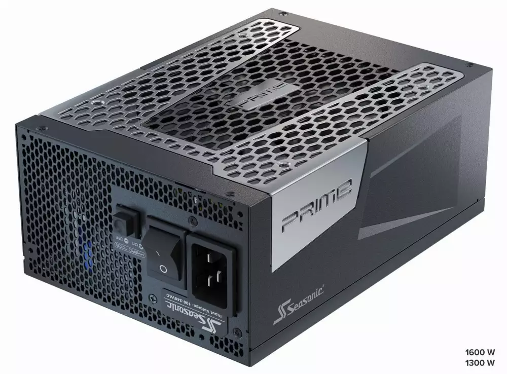 Захранване Seasonic PRIME TX-1600 (1600W) 80 Plus Titanium PCIe Gen 5 PSU - SSR-1600TR  