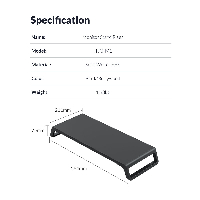 Orico Стойка за монитор Desk Monitor Stand - HSQ-M1-BK