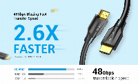 Vention кабел Cable HDMI 2.1 - 1.5m - 8K/60Hz Black - AANBG