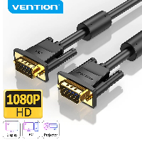 Vention Кабел за монитор Cable VGA HD15 M / M 2.0m Gold Plated, 2 Ferrites - DAEBH