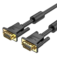 Vention Кабел за монитор Cable VGA HD15 M / M 2.0m Gold Plated, 2 Ferrites - DAEBH