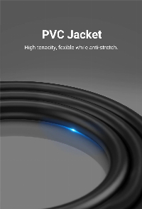 Vention Кабел за монитор Cable VGA HD15 M / M 1.0m Gold Plated, 2 Ferrites - DAEBF
