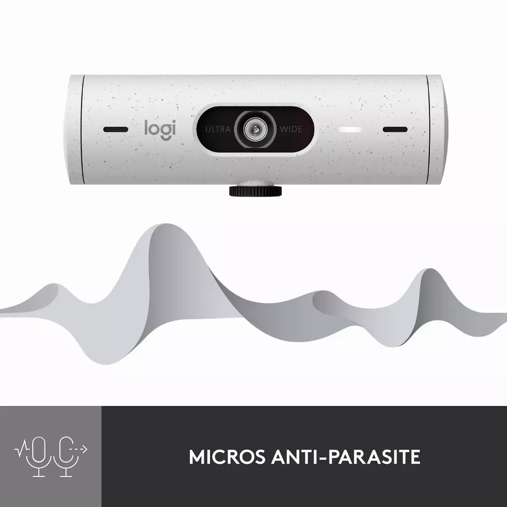 Уеб камера Logitech BRIO 500 White - 960-001428