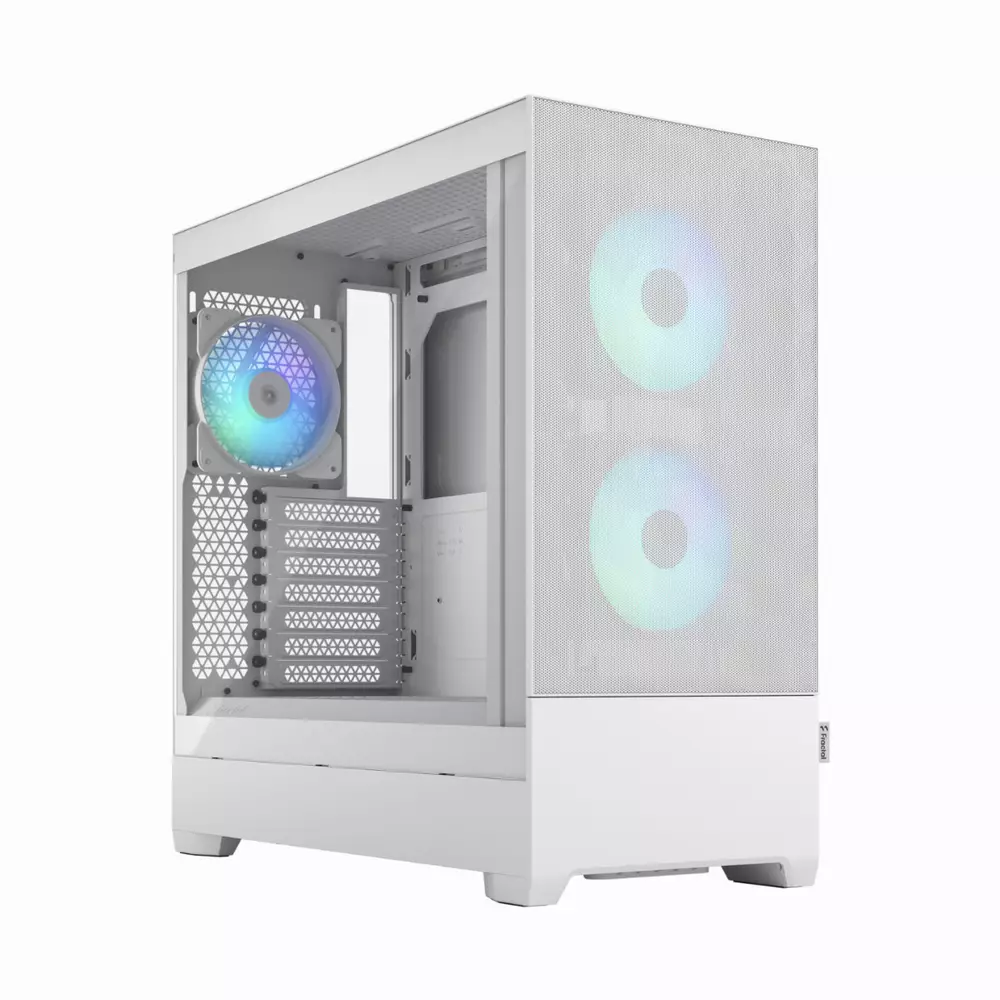 Кутия Fractal Pop Air RGB White TG Clear Tint - FD-C-POR1A-01