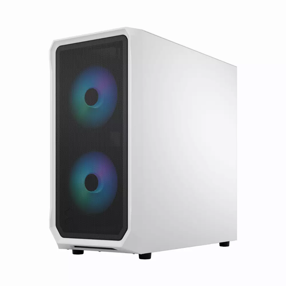 Кутия Fractal Focus 2 RGB White TG Clear Tint - FD-C-FOC2A-04