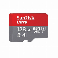 Карта памет SanDisk Ultra microSDXC 128GB + SD Adapter 140MB/s A1 Class 10 UHS-I