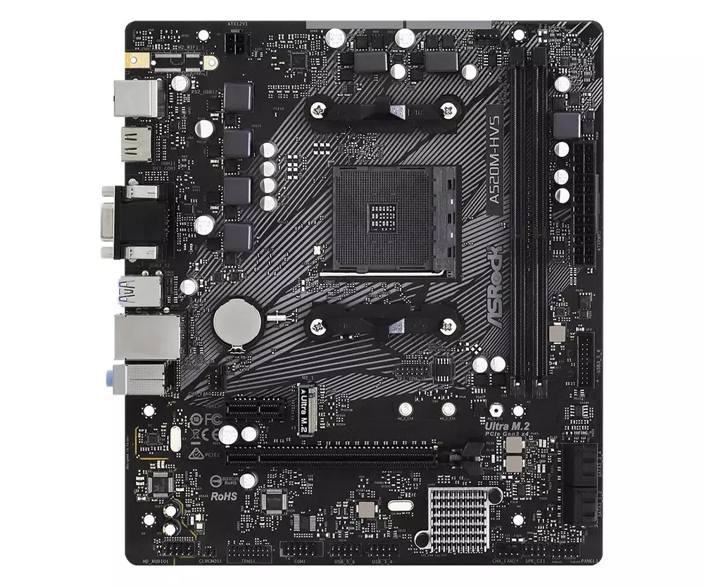 Дънна платка ASRock A520M-H AM4