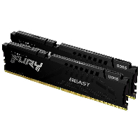 Памет Kingston FURY Beast Black 64GB (2x32GB) DDR5 5600MHz CL40 - KF556C40BBK2-64