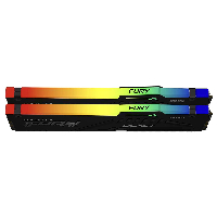 Памет Kingston FURY Beast Black RGB 64GB (2x32GB) DDR5 5200MHz CL40 - KF552C40BBAK2-64