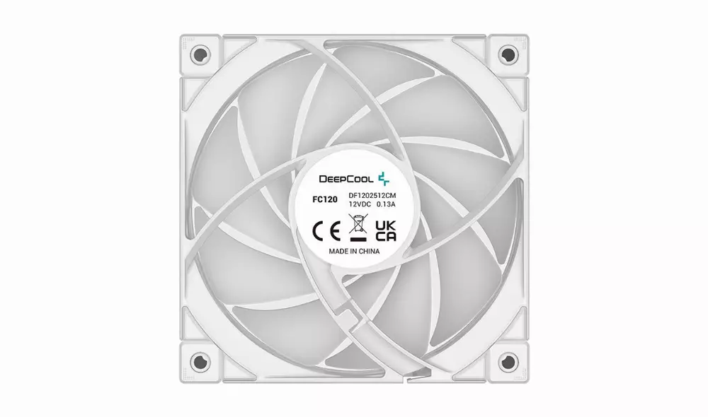 Комплект вентилатори DeepCool FC120 White ARGB Fan Pack 3-in-1 3x120mm