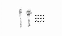 Комплект вентилатори DeepCool FC120 White ARGB Fan Pack 3-in-1 3x120mm