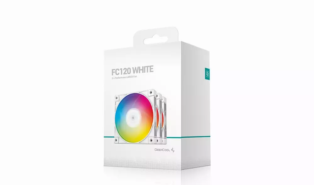 Комплект вентилатори DeepCool FC120 White ARGB Fan Pack 3-in-1 3x120mm
