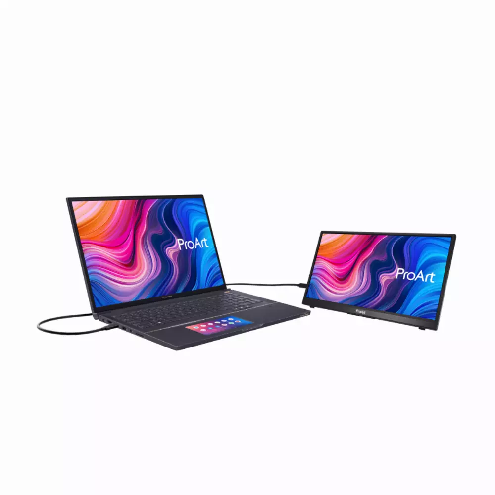 Професионален Монитор ASUS ProArt PA148CTV &ndash; 14", IPS, FHD(1920 x 1080), USB-C, Calman Verified, 100% Srgb, 10-Point Touch