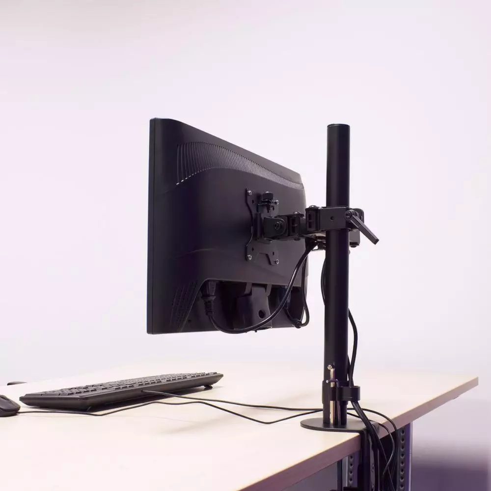 Стойка за монитор за бюро ACT AC8301, Регулируема, 10" - 32", 8 кг, Черен