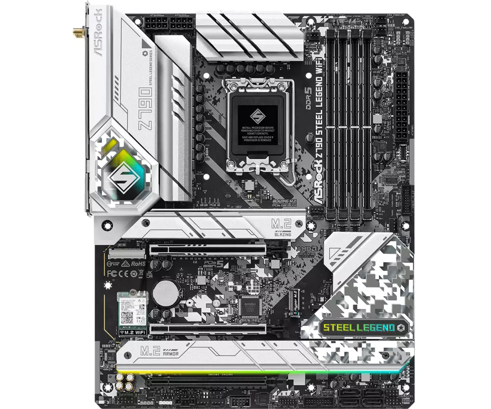 Дънна платка Asrock Z790 Steel Legend Wi-Fi 6E LGA1700 DDR5