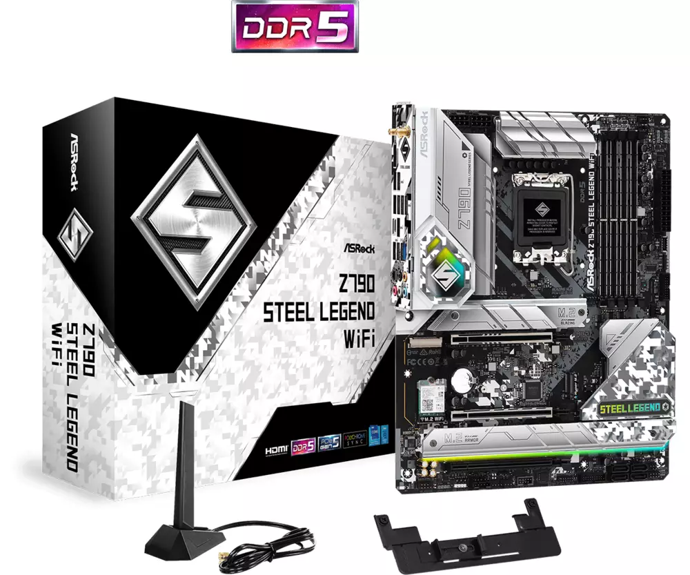 Дънна платка Asrock Z790 Steel Legend Wi-Fi 6E LGA1700 DDR5