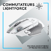 Геймърска мишка Logitech G502 X LIGHTSPEED Wireless Gaming Mouse White - 910-006189
