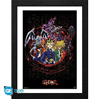 GBEYE YU-GI-OH! - Framed print "Joey Yugi Kaiba" (30x40)