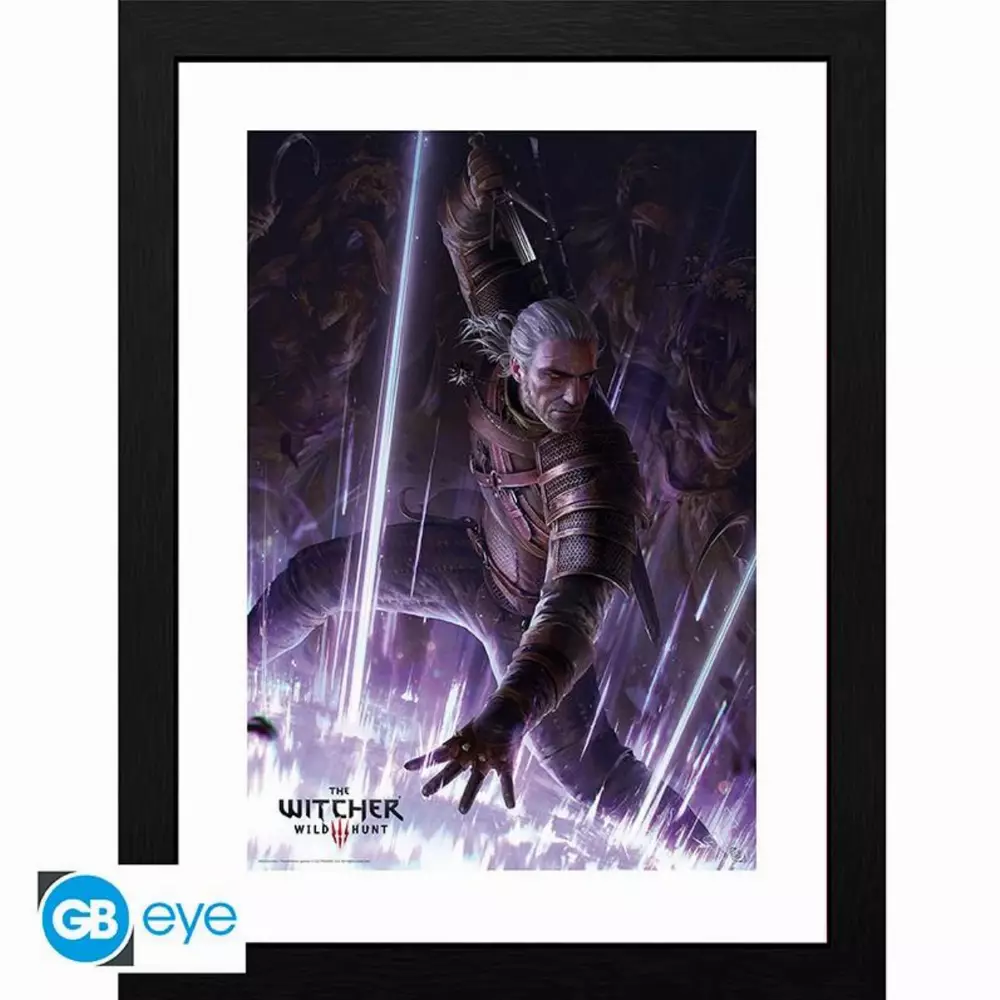 GBEYE THE WITCHER - Framed print "Geralt" (30x40)