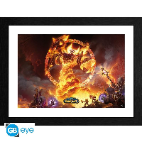 GBEYE WORLD OF WARCRAFT - Framed print "Ragnaros" (30x40)