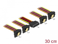 Кабел Power SATA - 4 x SATA 15 Pin, 30cm