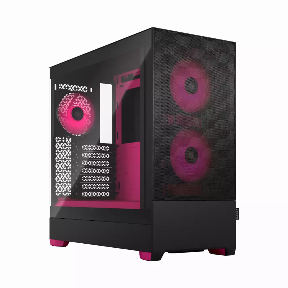 Кутия Fractal Pop Air RGB Magenta Core TG Clear - FD-C-POR1A-03