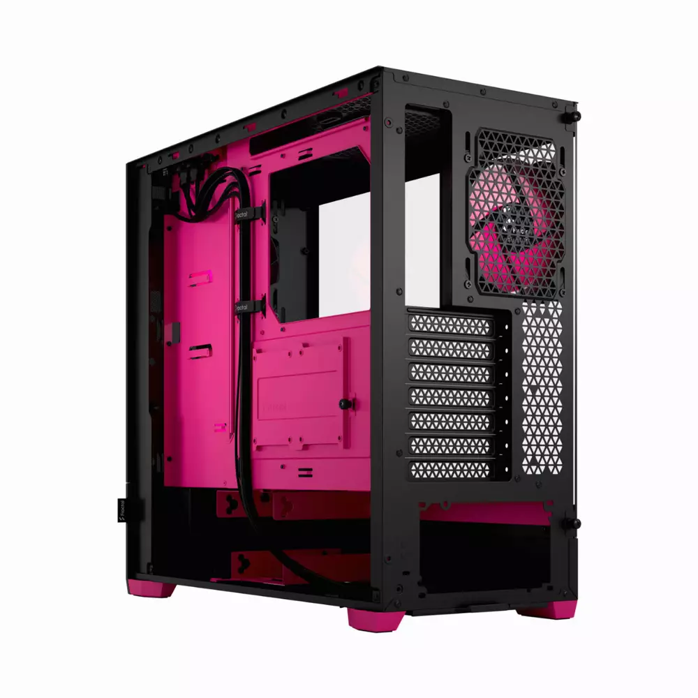 Кутия Fractal Pop Air RGB Magenta Core TG Clear - FD-C-POR1A-03