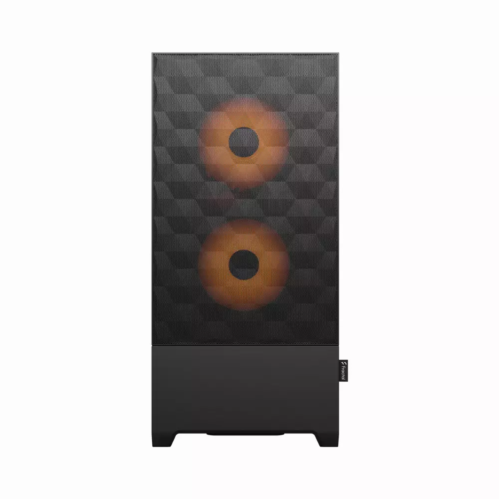 Кутия Fractal Pop Air RGB Orange Core TG Clear - FD-C-POR1A-05