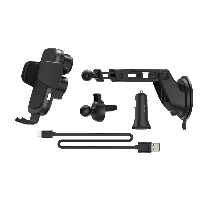 Безжично зарядно за кола HAMA FC10 Motion, 10W, Черно