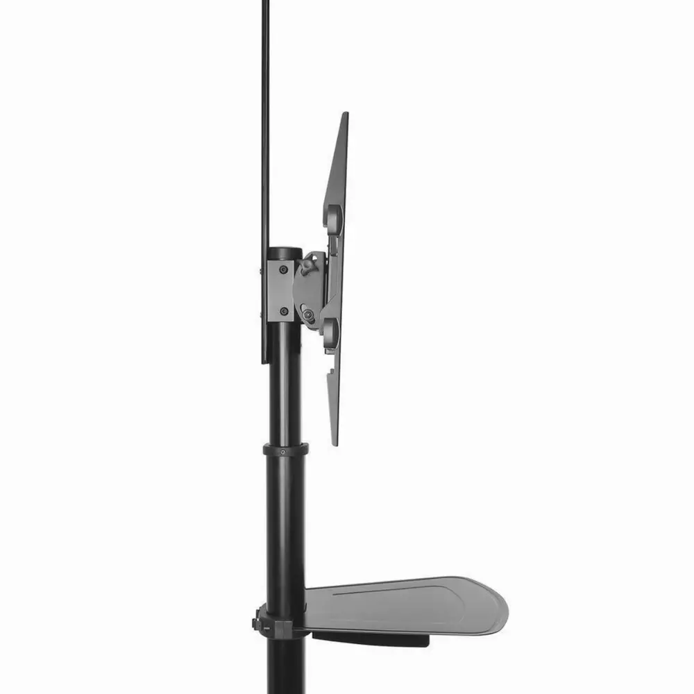 Мобилна стойка Ewent ACT AC8370,  За под, Регулируема, 32"-70", VESA, До 50 кг., Черна