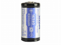Акумулаторна батерия CR-123 LiIon  3,7V 16340 650mAh XTAR