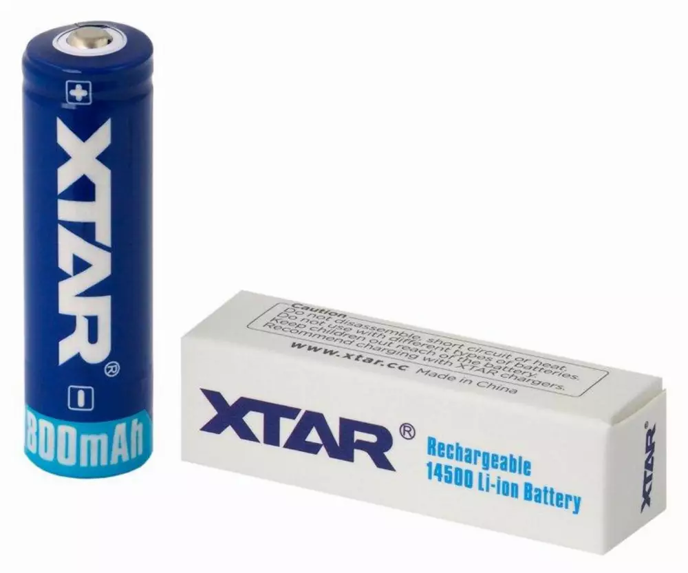 Акумулаторна батерия LiIon  AA R6  3,7V 800mAh  XTAR