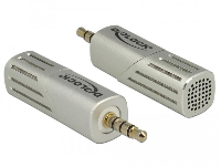 Микрофон DeLock 65893, За смартфон/таблет, 3.5 mm 4 Pin Stereo Jack 90&deg;, Сребрист
