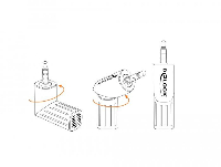 Микрофон DeLock 65893, За смартфон/таблет, 3.5 mm 4 Pin Stereo Jack 90&deg;, Сребрист