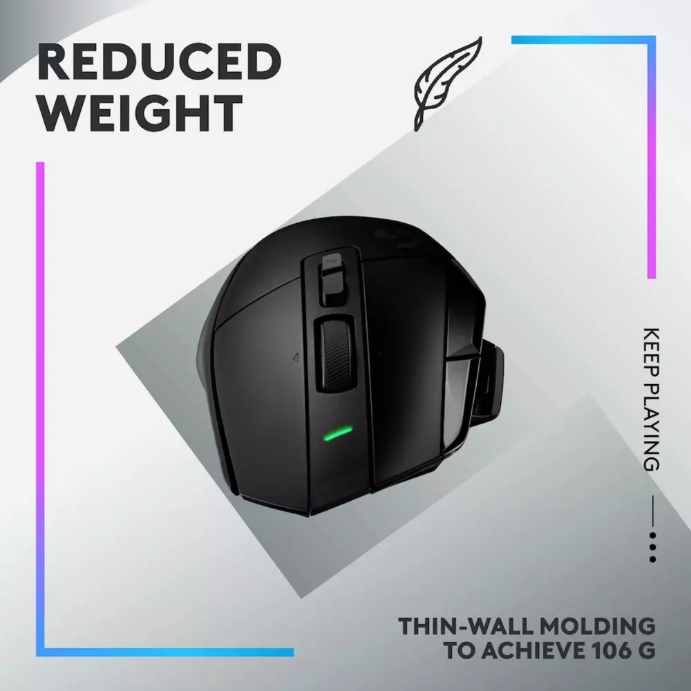 Геймърска мишка Logitech G502 X LIGHTSPEED Wireless Gaming Mouse Black